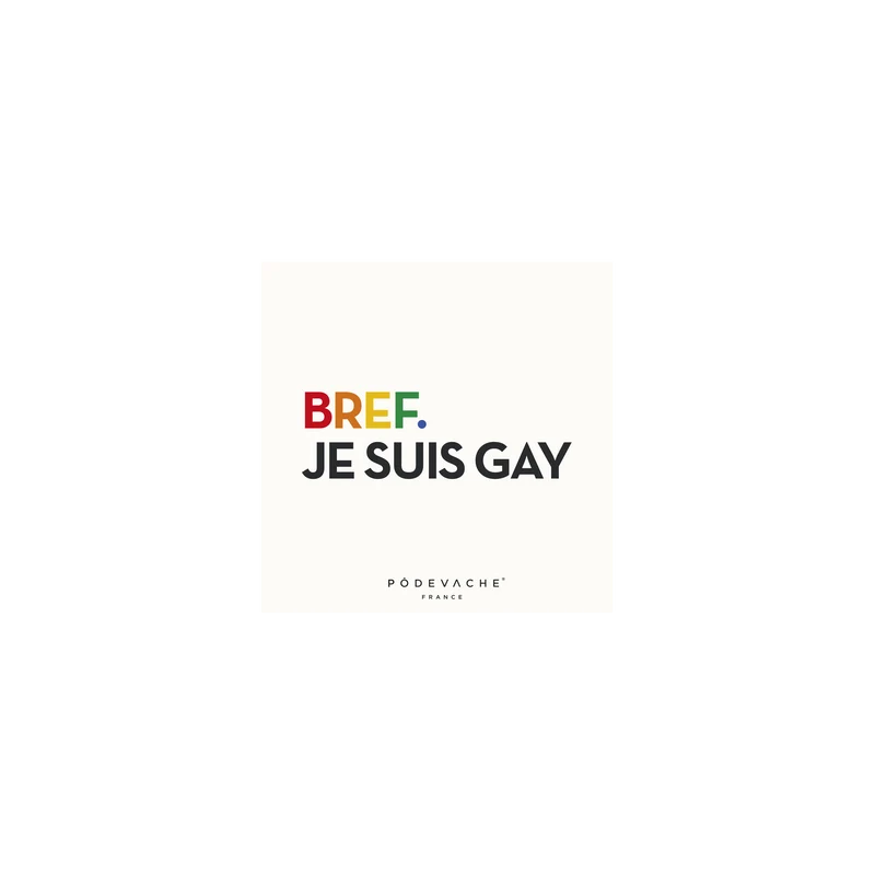 Set di 6 sottobicchieri in vinile gay