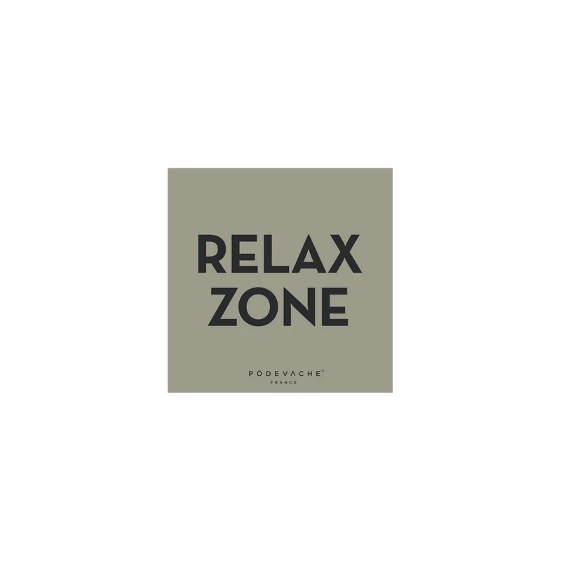 Set di 6 sottobicchieri in vinile Relax Zone