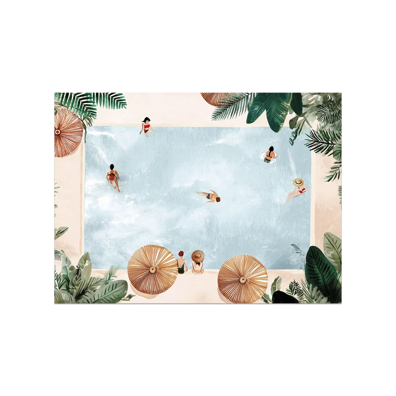 Tovaglietta in vinile per piscina