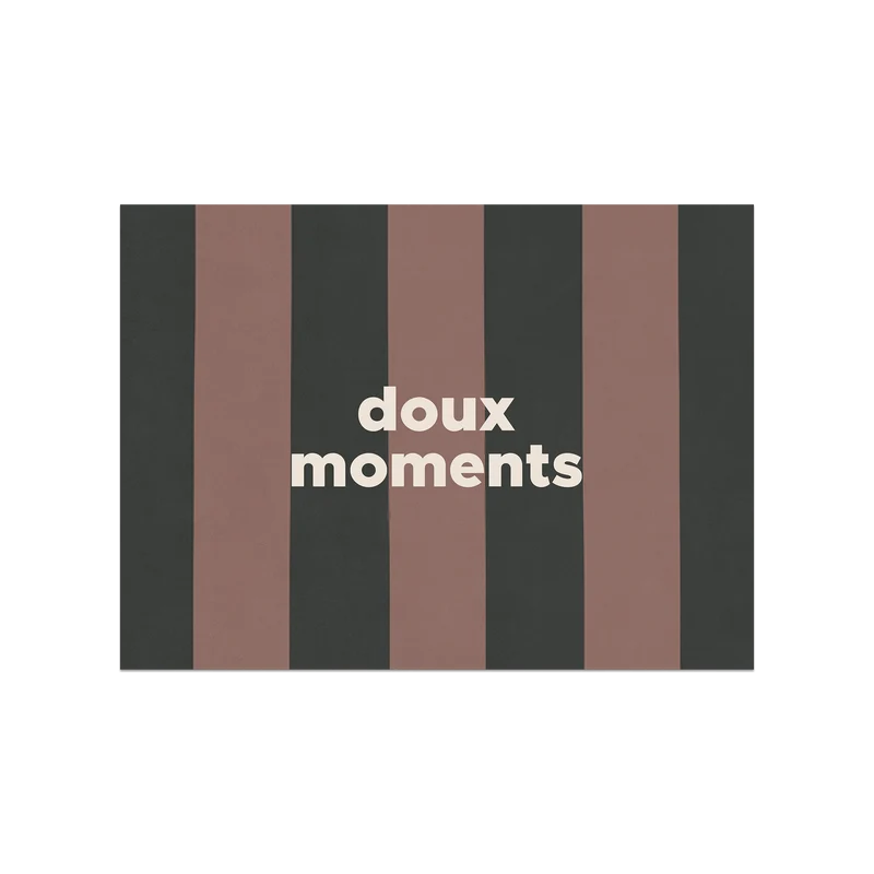 Tovaglietta in vinile a righe Sweet Moments