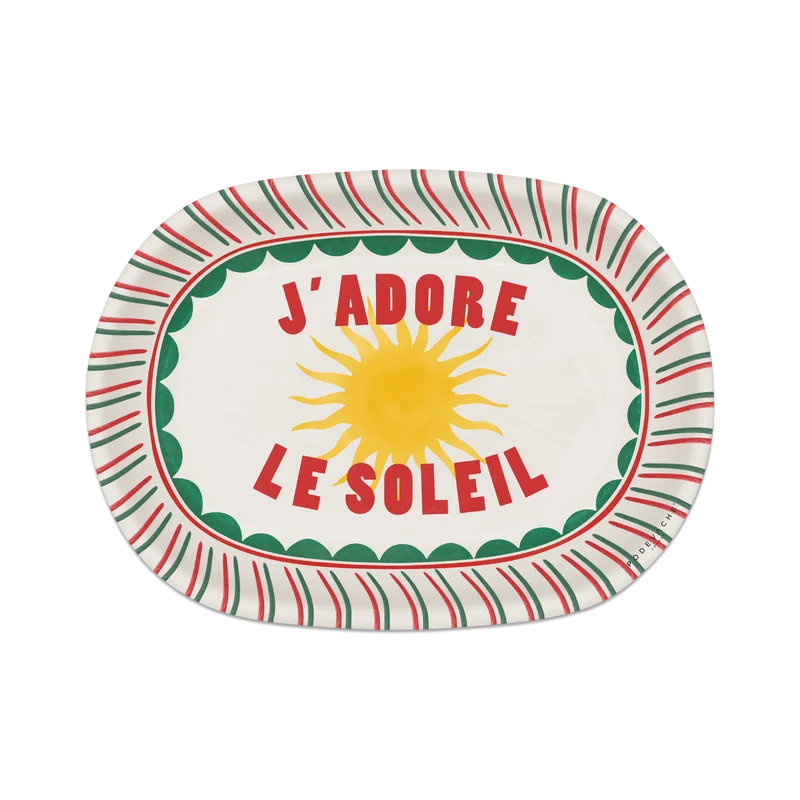 Set di tovagliette in vinile "I love the sun"