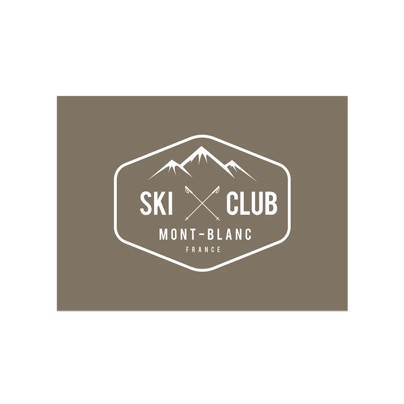 Tovaglietta in vinile Ski Club