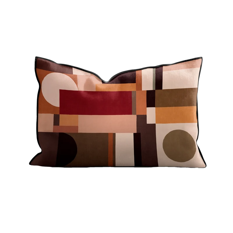 Cuscino in velluto Harrison