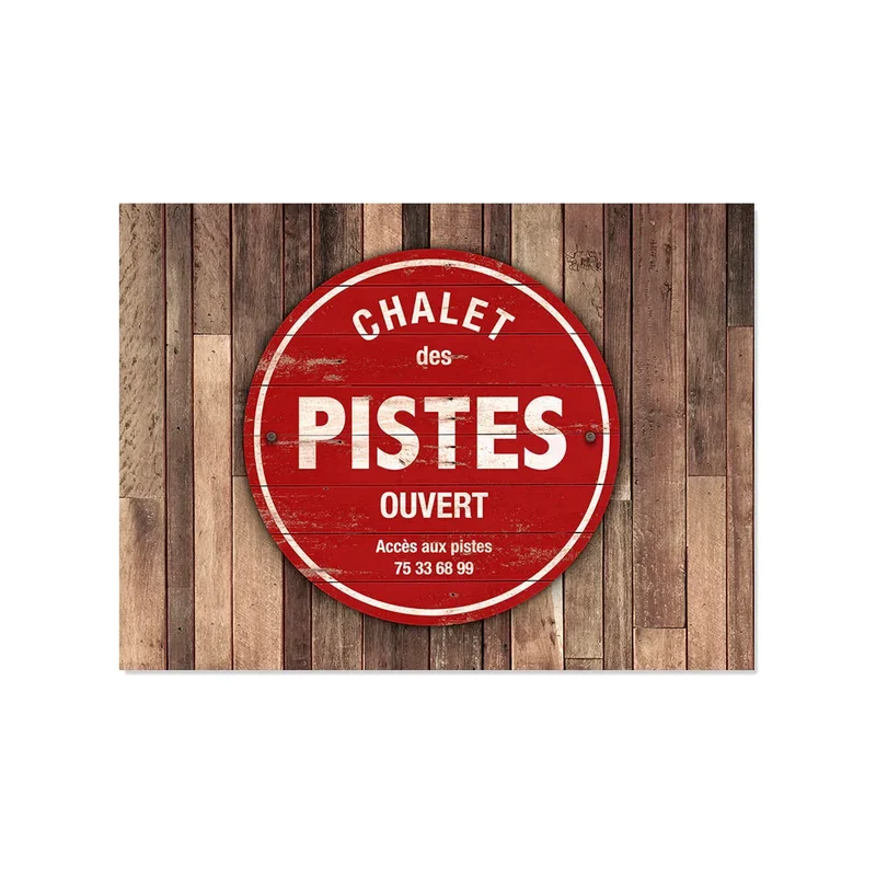 Tovaglietta in vinile Chalet des Pistes