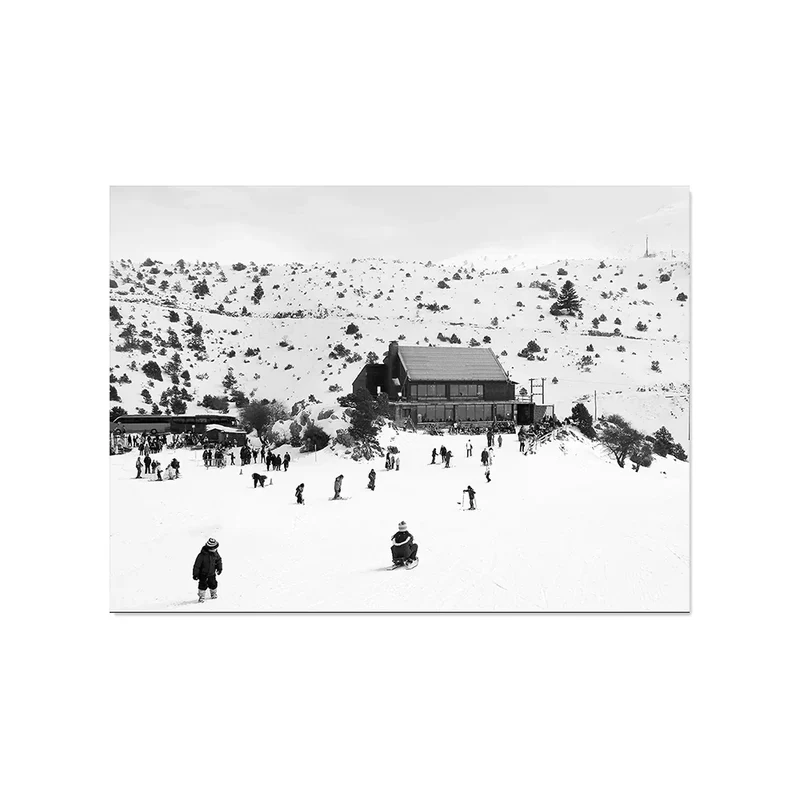 Tovaglietta in vinile Ski Station