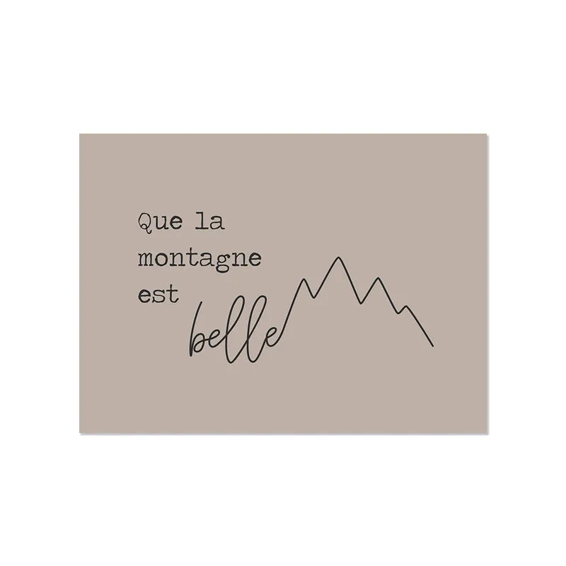 Tovaglietta in vinile di montagna