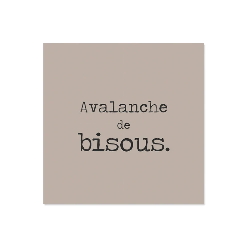 Set di 6 sottobicchieri in vinile Avalanche