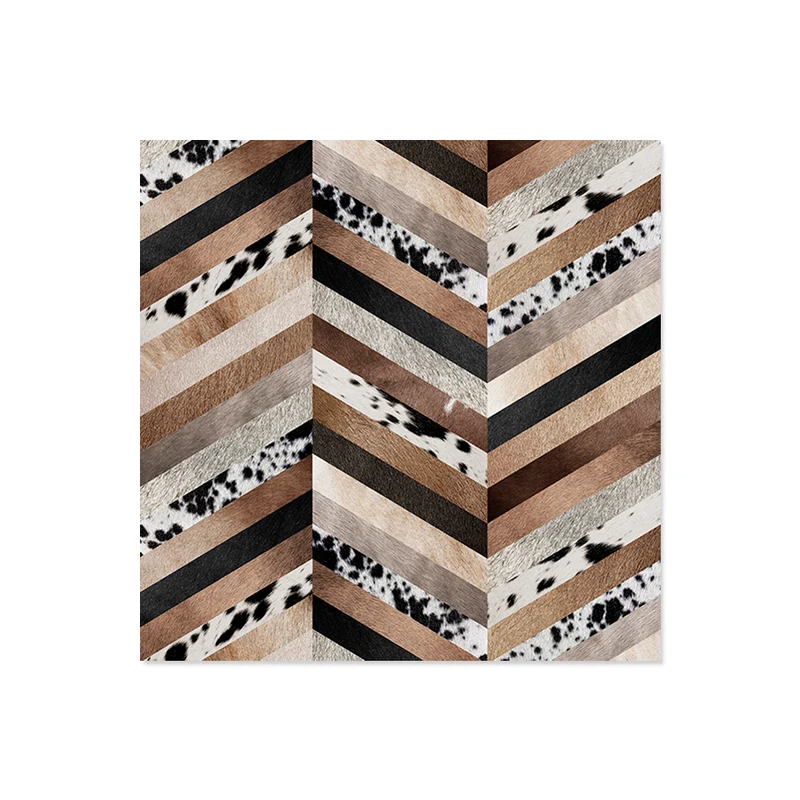 Set di 6 sottobicchieri in vinile patchwork