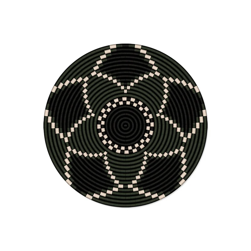 Set di 6 sottobicchieri in vinile Rima