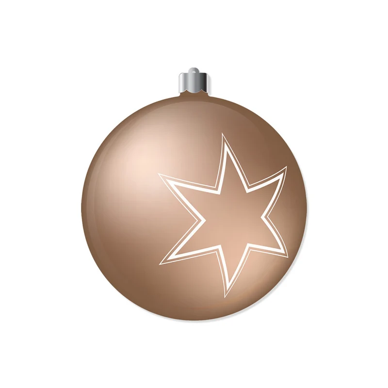 Set di 6 sottobicchieri in vinile Star
