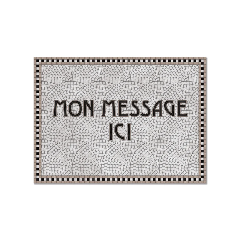 Tovaglietta in vinile personalizzata con motivo a mosaico