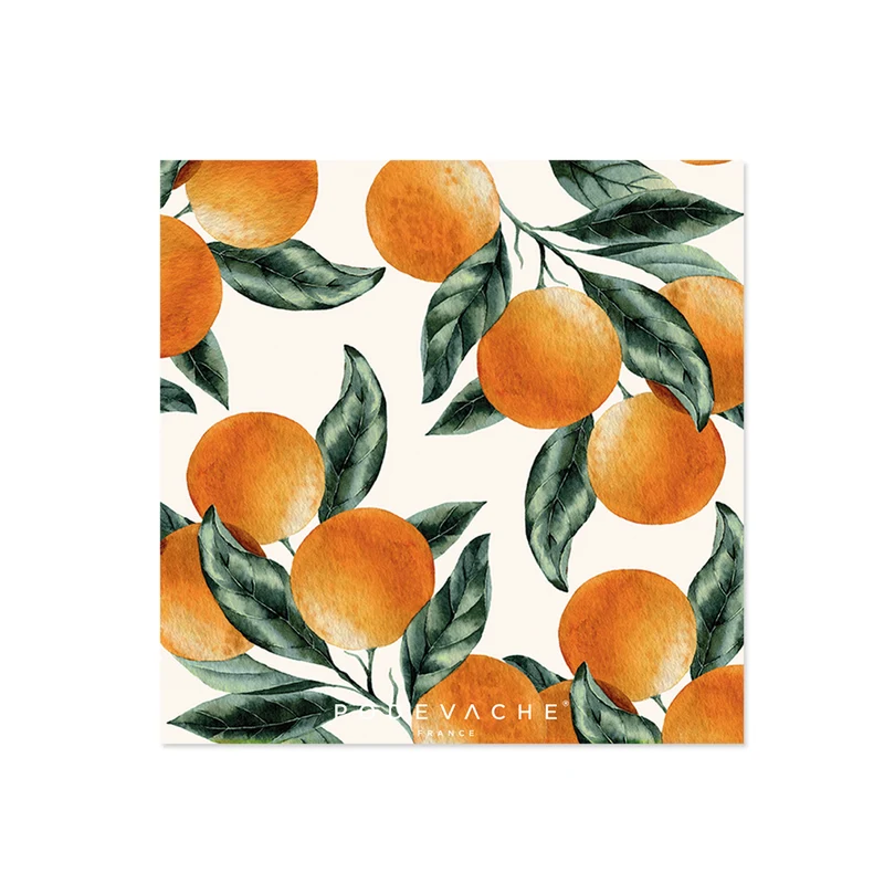 Set di 6 sottobicchieri in vinile Naranjas