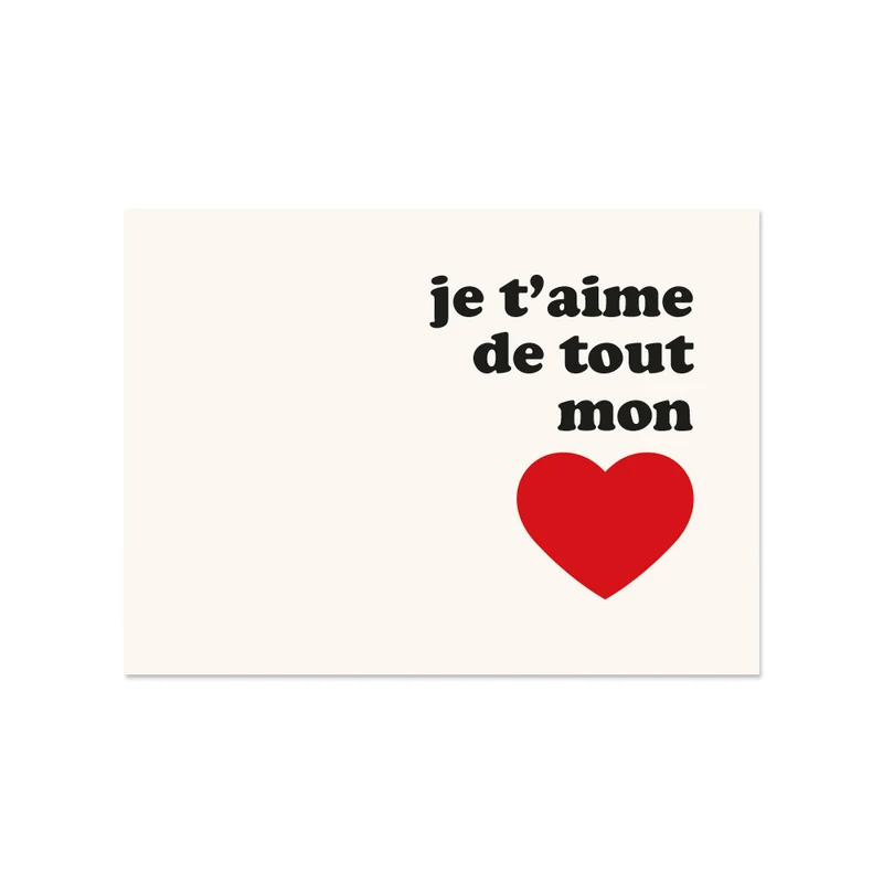 Tovaglietta in vinile Mon Coeur