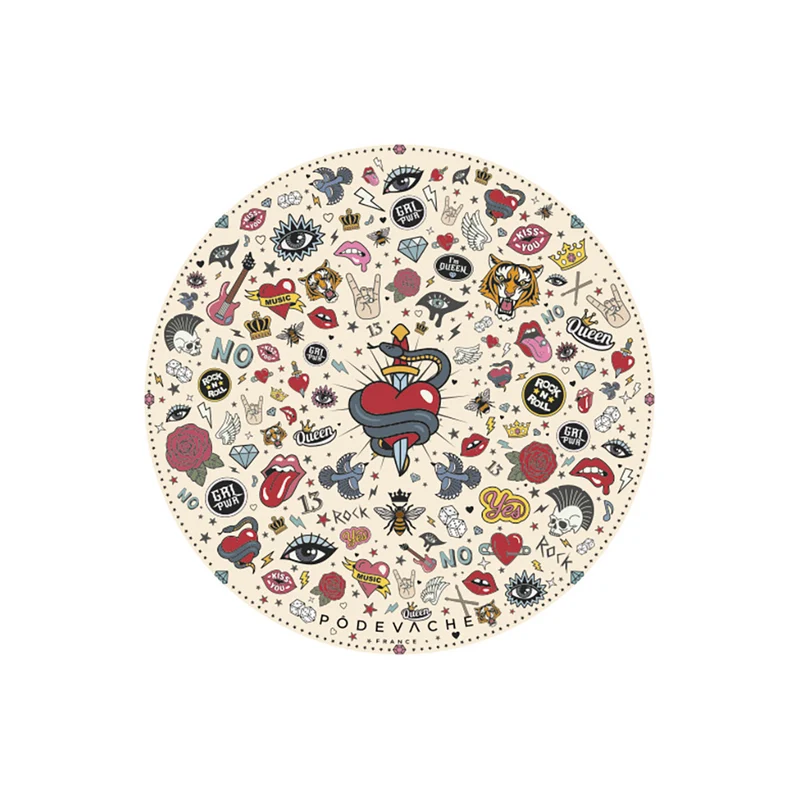 Set di 6 sottobicchieri in vinile Boca