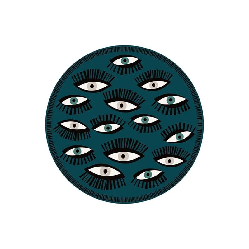 Set di 6 sottobicchieri in vinile Multi Eyes