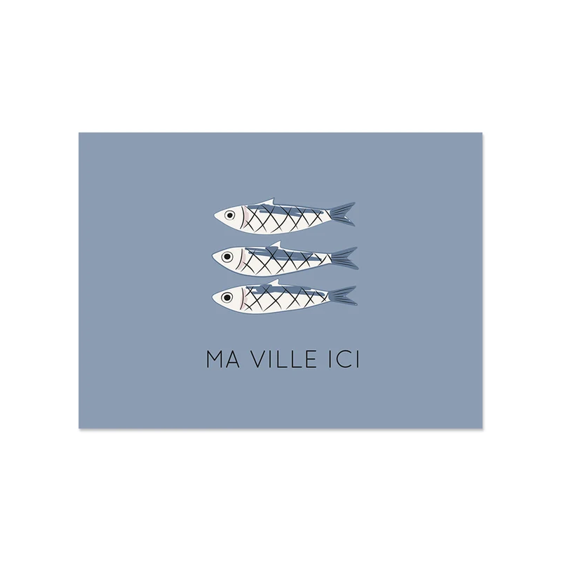 Tovaglietta in vinile personalizzata Little Fishes