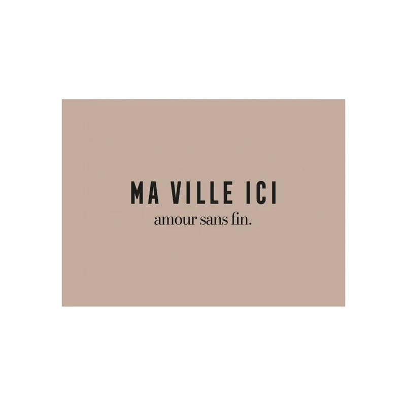 Tovaglietta in vinile personalizzata Rima Taupe