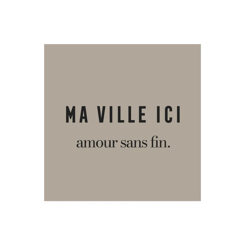 Set di 6 sottobicchieri in vinile personalizzati Rima Taupe