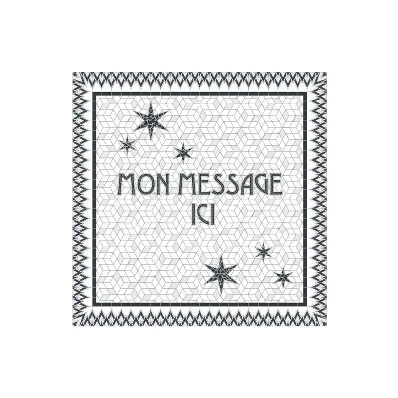 Set di 6 sottobicchieri in vinile personalizzati Stelle