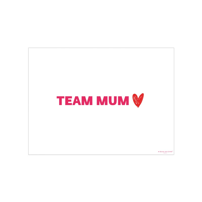 Tovaglietta in vinile Team Mum