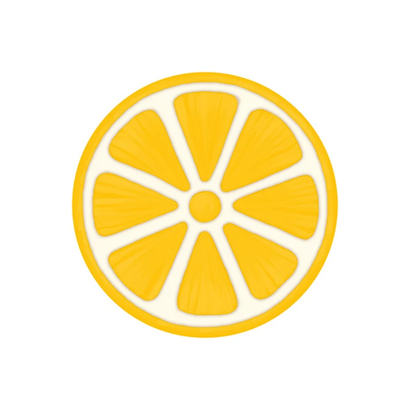 Set di 6 sottobicchieri in vinile Limone