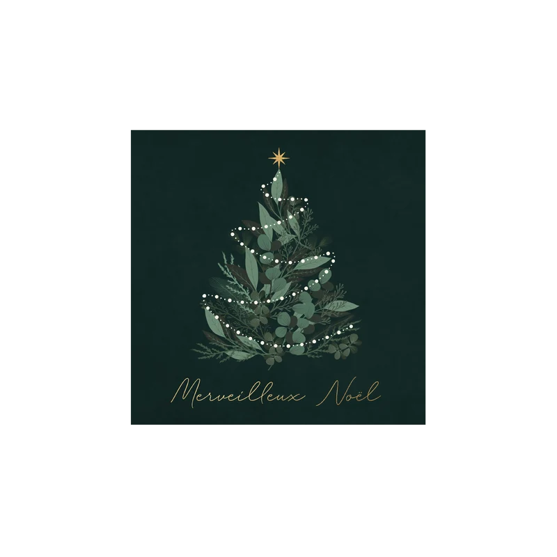 Set di 6 sottobicchieri in vinile Green Tree