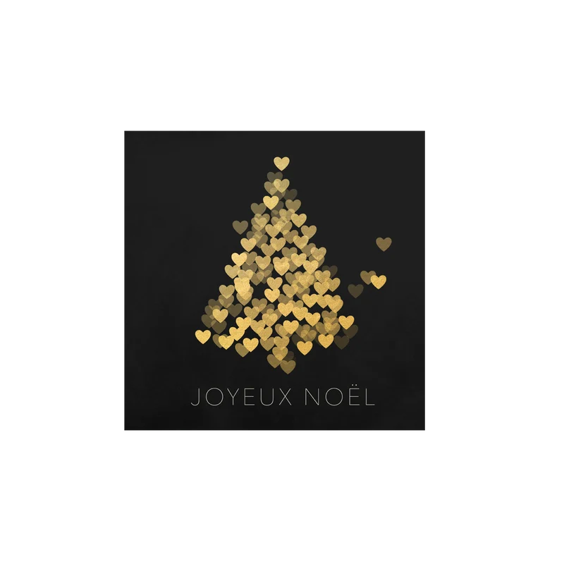 Set di 6 sottobicchieri in vinile Heart Tree