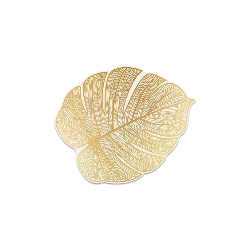 Set di 6 sottobicchieri in vinile Leaf
