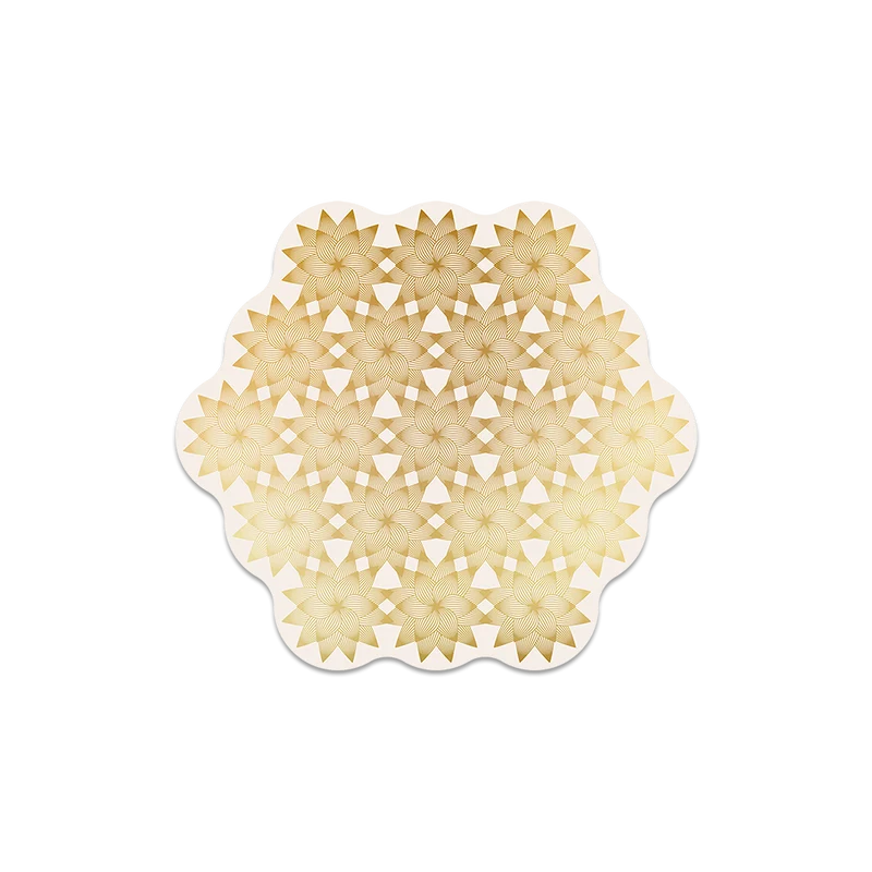 Set di 6 sottobicchieri in vinile Stars