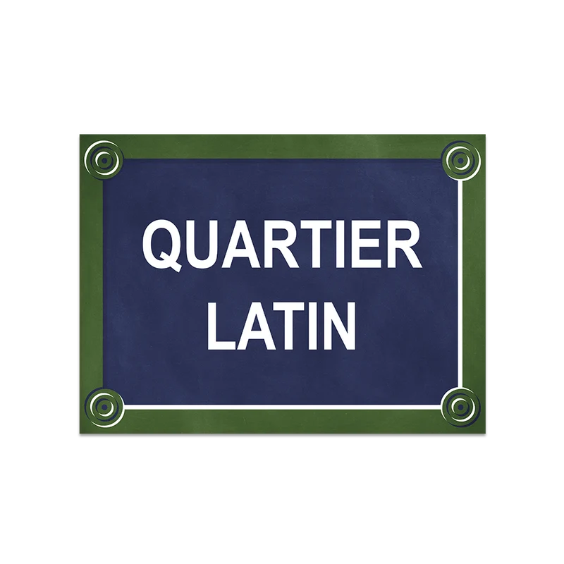 Tovaglietta in vinile del Quartiere Latino