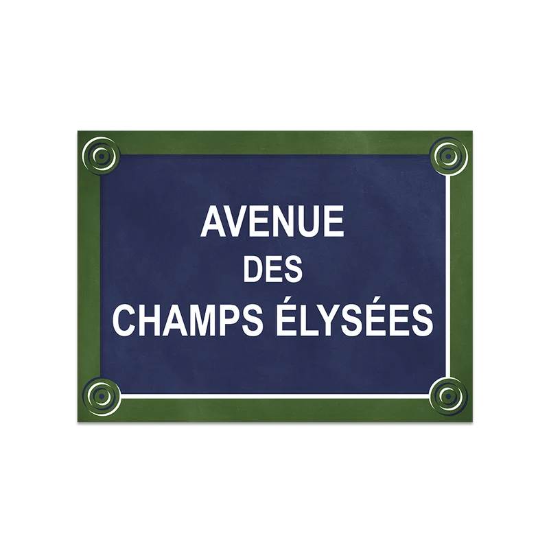 Tovaglietta in vinile degli Champs-Élysées