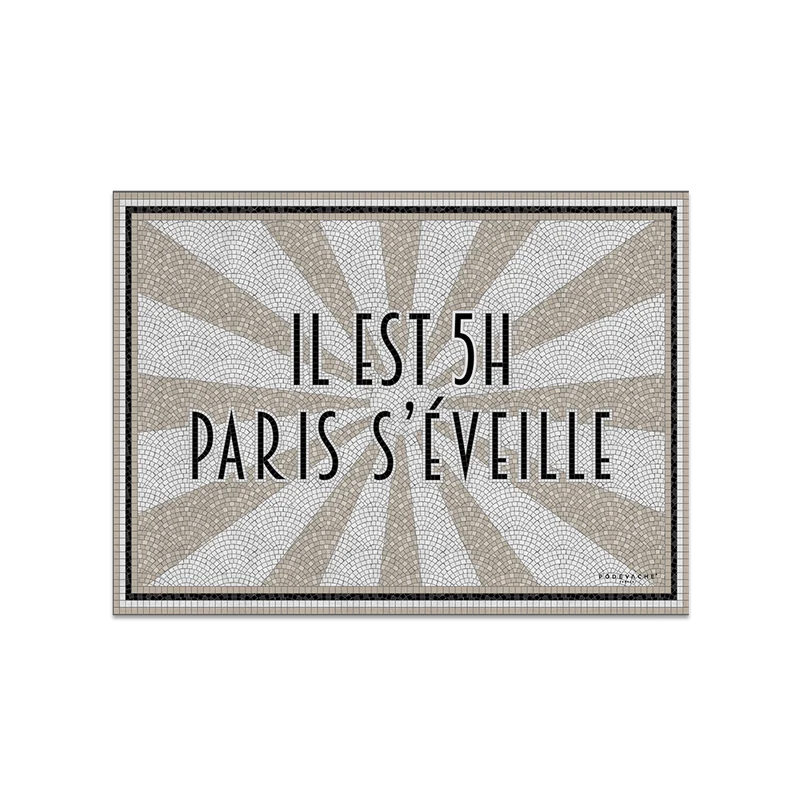 Tovaglietta in vinile Ray Beige Paris S'Eveille