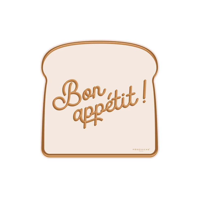 Set di 6 sottobicchieri in vinile Biscotte