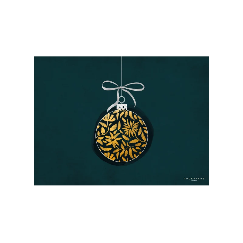 Tovaglietta in vinile Golden Bauble