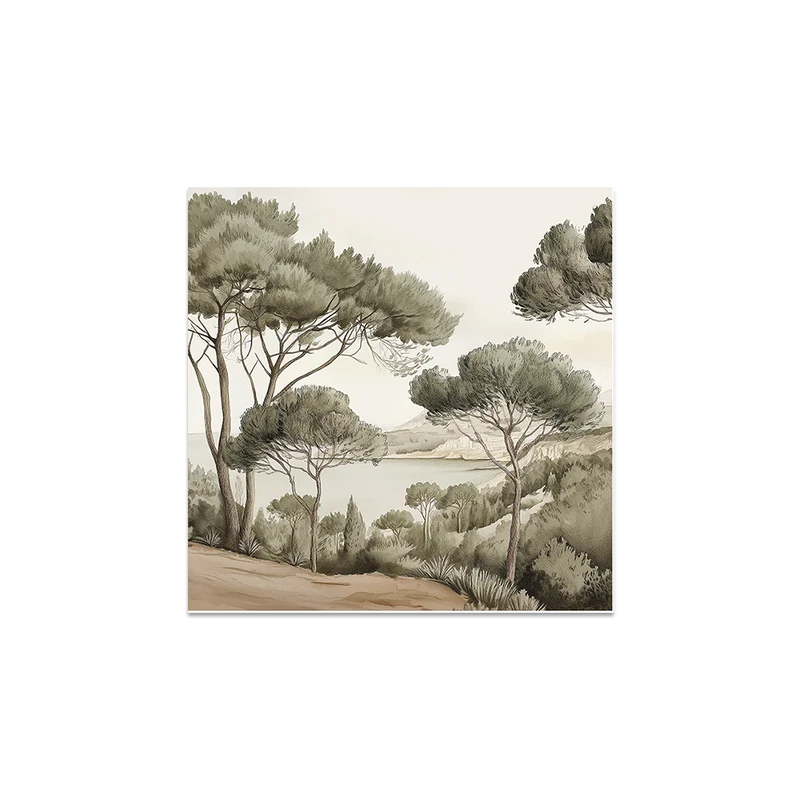 Set di 6 sottobicchieri in vinile Jungle Liouquet