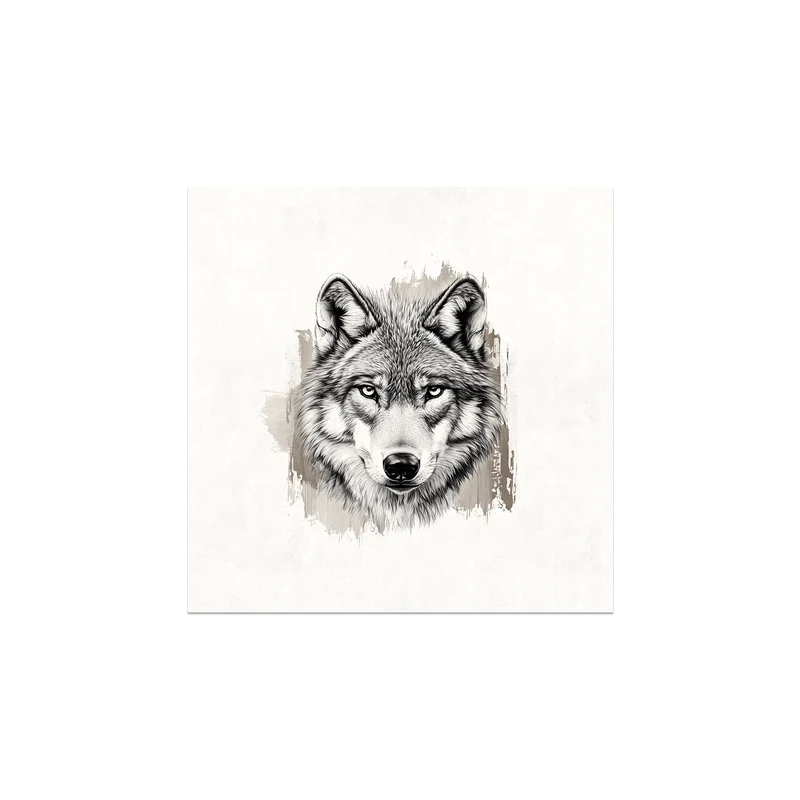 Set di 6 sottobicchieri in vinile Sestola Wolf