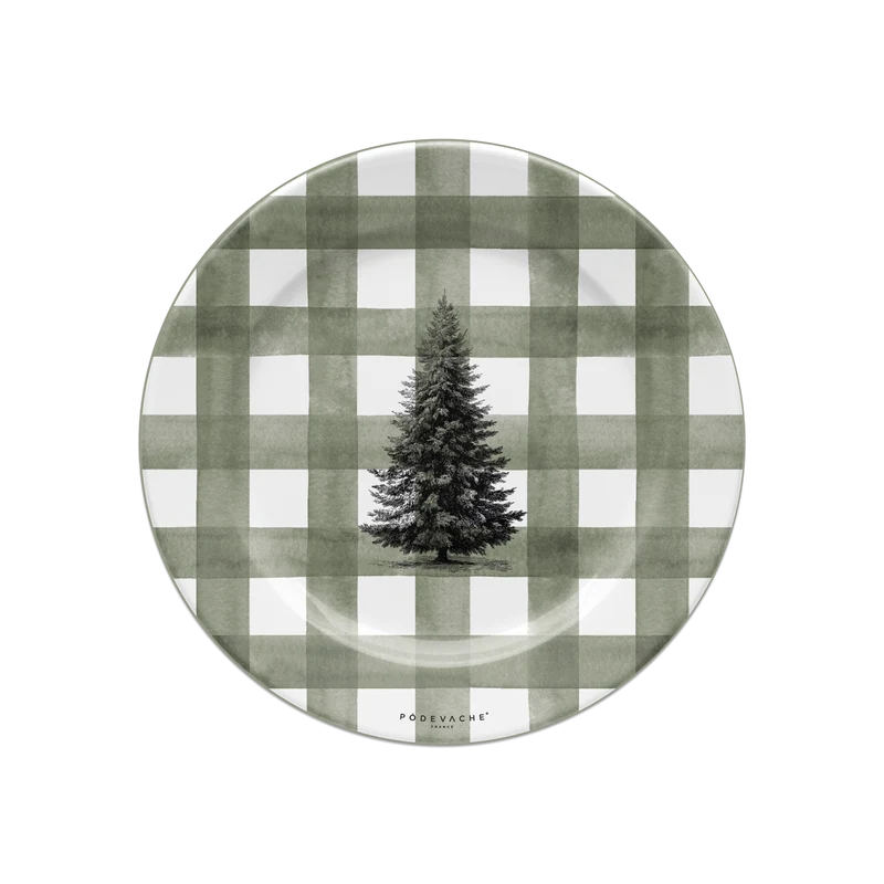 Set di 6 sottobicchieri in vinile Mountain Fir