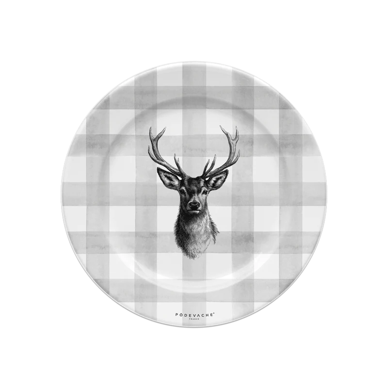 Set di 6 sottobicchieri in vinile Mountain Deer