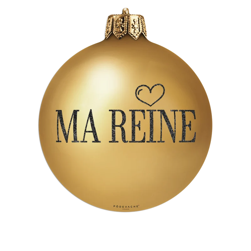 Set di 6 sottobicchieri in vinile a forma di palla di Natale My Queen