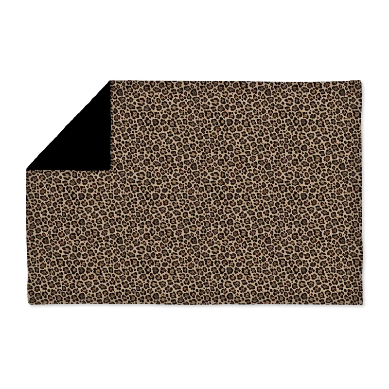 Nuovo plaid in velluto leopardato Leo