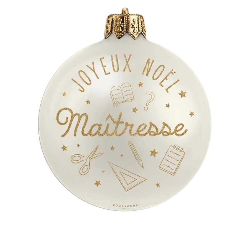 Set di 6 sottobicchieri in vinile a forma di palline di Natale