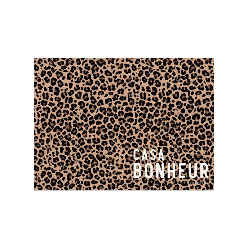 Tovaglietta in vinile Casa Bonheur Leopardo