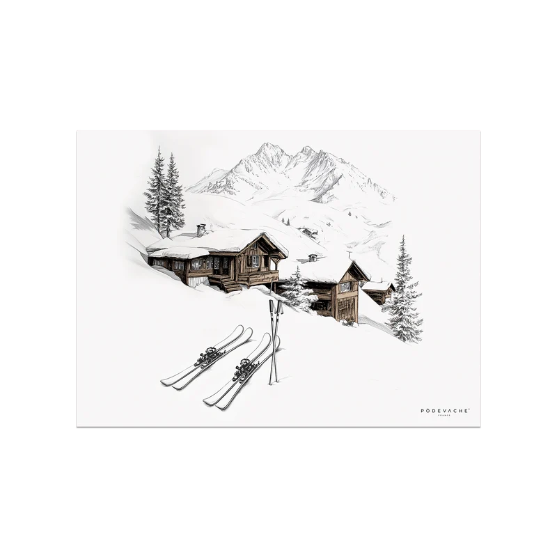 Tovaglietta in vinile Soglio Ski