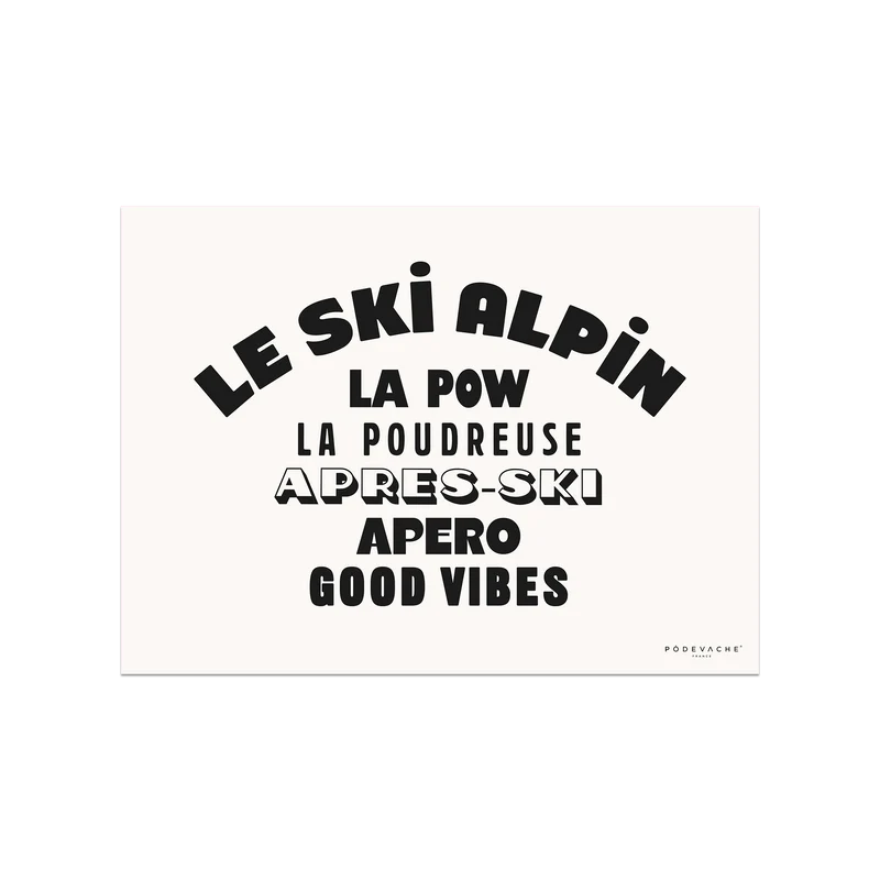 Tovaglietta in vinile Aussois Ski