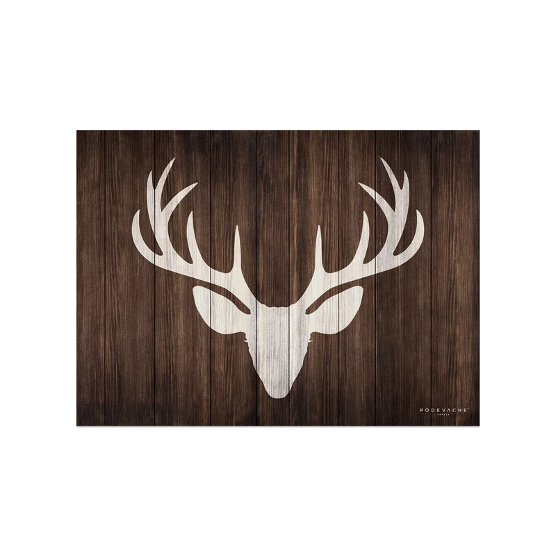 Tovaglietta in vinile Grand Bornand Deer