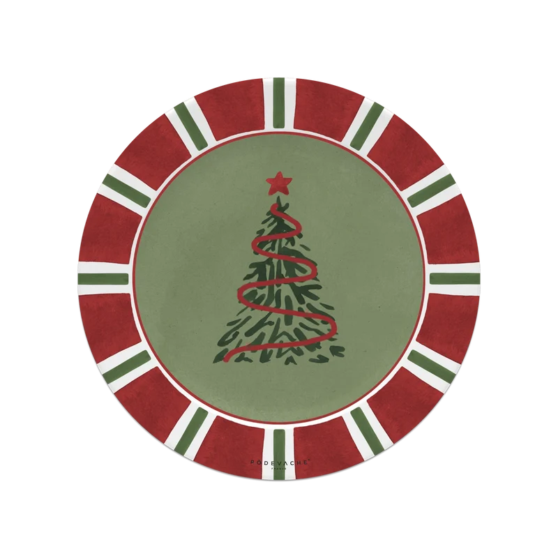 Tovaglietta in vinile con albero di Natale