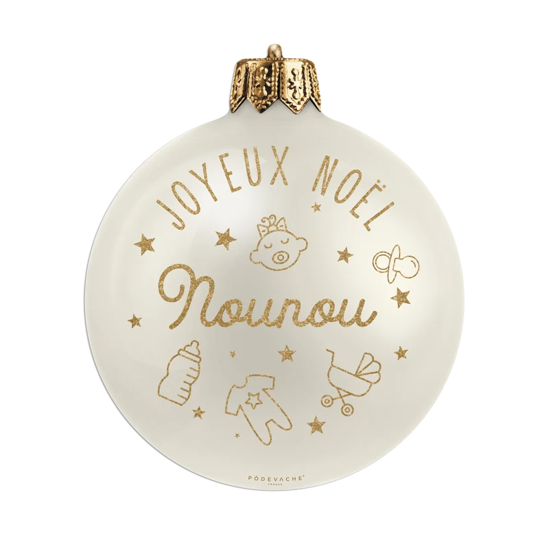 Tovaglietta in vinile con palline di Natale Nanny