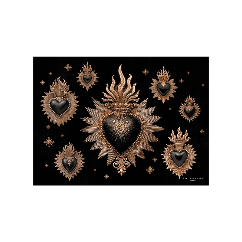 Tovaglietta in vinile Ex Voto Sacred Hearts