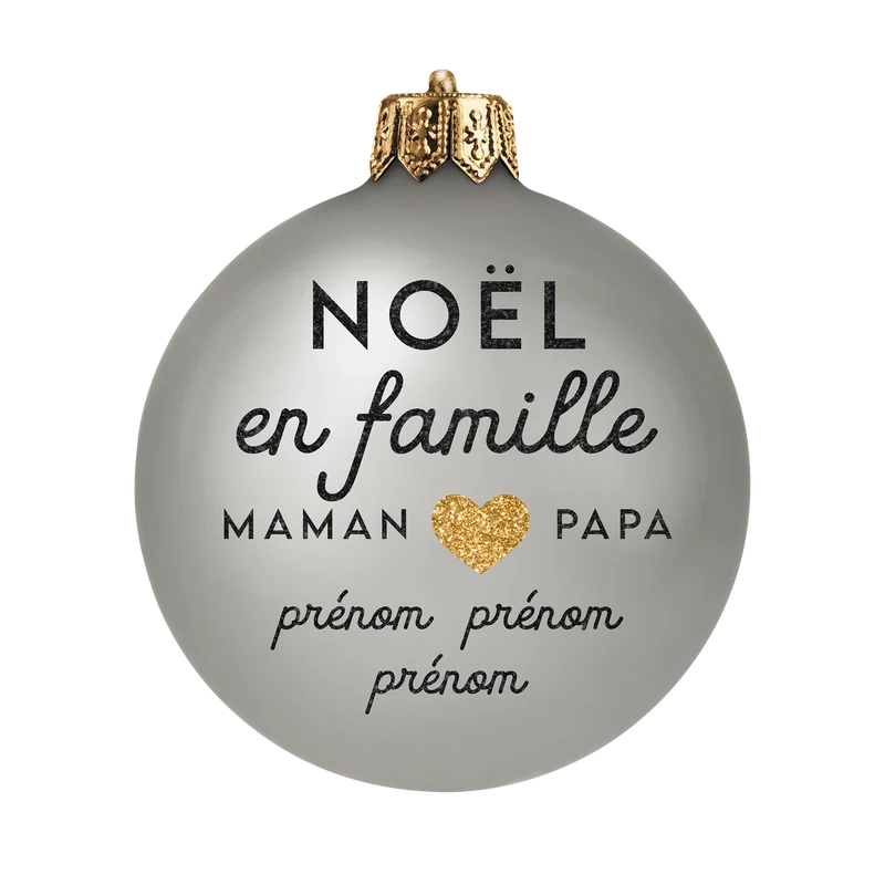 Tovaglietta in vinile personalizzata Boule Famille